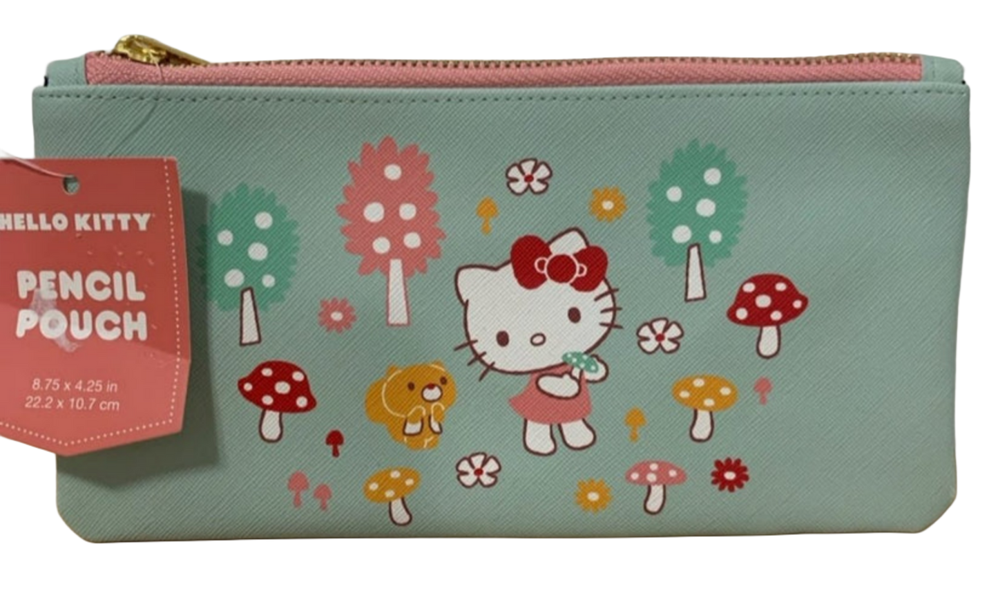 Hello Kitty Pencil Case Floral