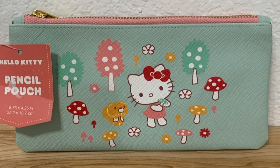 Hello Kitty Pencil Case Floral